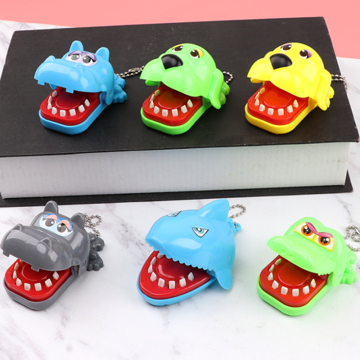 Tik Tok toy crocodile toy bite finger large shark bite children trick ...