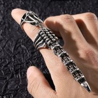 ✸ஐ✟ enghuaq Gothic Punk RIng Scorpion Joint with Adjustable Opening Tail Dropship