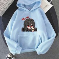 Blue Archive Women Sweatshirts Kawaii/Cute Character Printed Pullovers Anime Oversized Unisex Hoodies Harajuku Streetwear Custom Size Xxs-4Xl