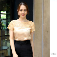 VERONIQA Blouse VE-B844 ซาติน แขนสั้น IGPU22-4