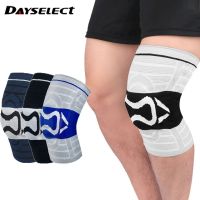 Outdoor Anti-Slip Sports Knee Pad Silicone Shock Absorption Breathable Knee Pads Running Basketball Brace