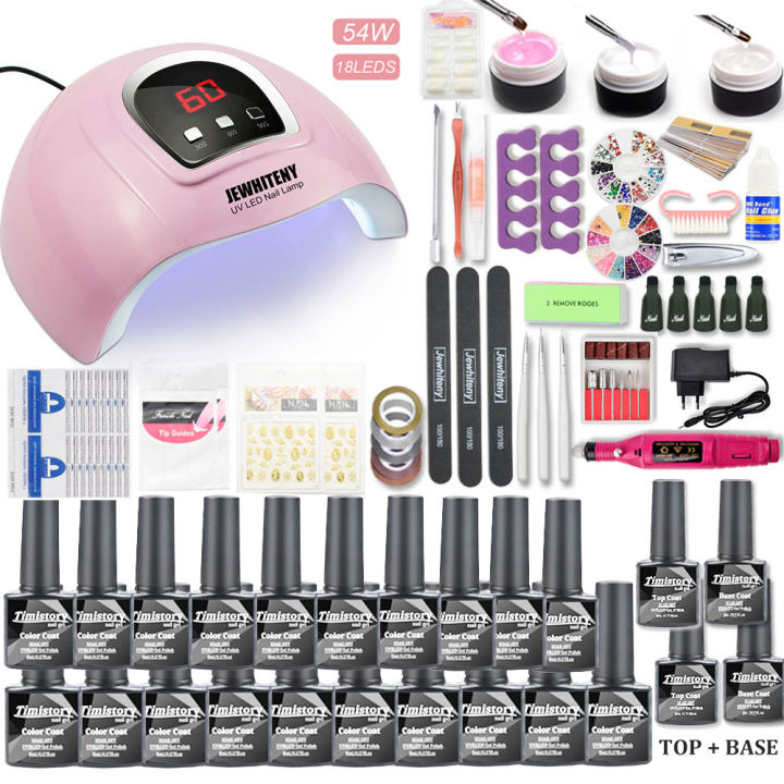 nail-set-with-2010-colors-nail-gel-polish-54w6w-nail-lamp-nail-dryer-20000rpm-electric-nail-drill-pedicure-set-nail-art-tools