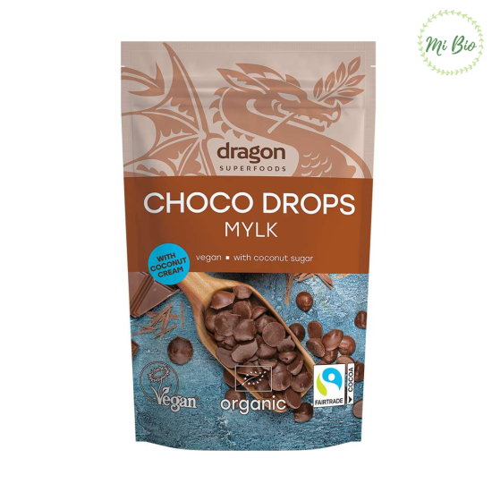 Hạt chocolate sữa hữu cơ 250gr - dragon superfoods - ảnh sản phẩm 1