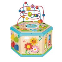 Tooky 7 In 1 Activity Cube Wooden Toys