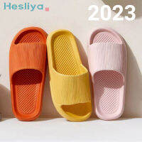 Summer Slippers Thick Platform Sandals Woman Summer 2022 Home Slippers Indoor Mute Soft-soled Flip Flops Couple Non-slip Slides2023