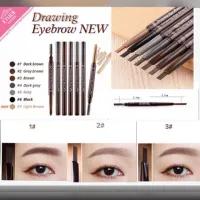 Etude Drawing Eye Brow  ดินสอเขียนคิ้วพร้อมแปรงปัดคิ้ว เพิ่มปริมาณขึ้น 30%