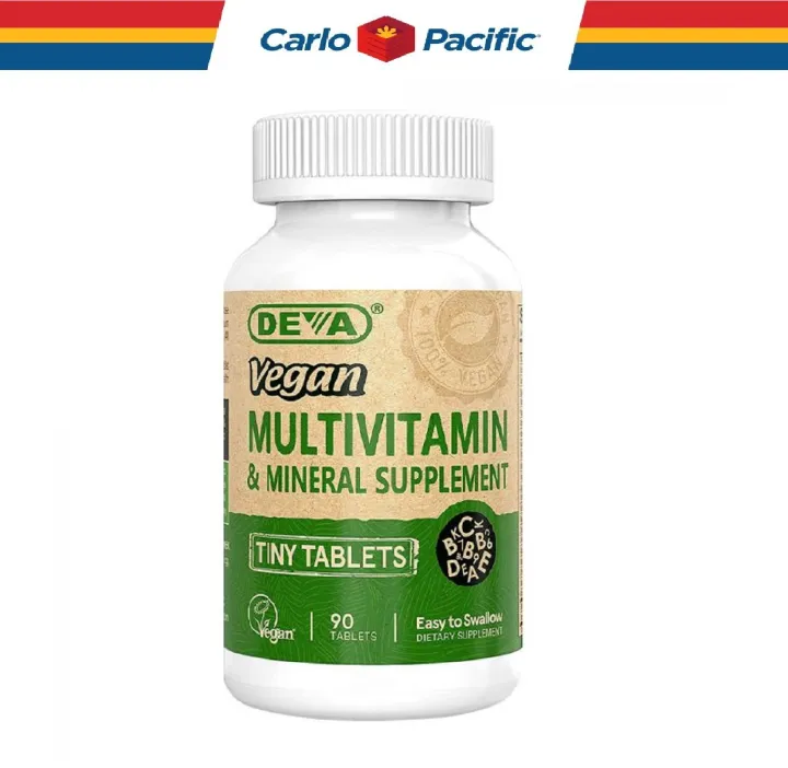 Deva Vegan Multivitamin & Mineral Supplement Tiny Tablets 90 Tablets Lazada PH