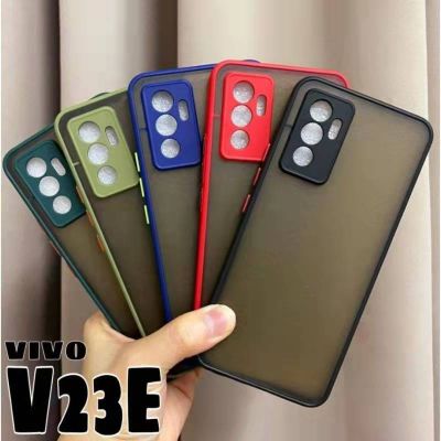 ส่งจากไทย Vivo V23E เคสขอบนิ่มหลังแข็งขุ่น คลุมกล้อง Vivo V23E 5G เคสกันกระแทก เคสมือถือ เคสโทรศัพท์vivo