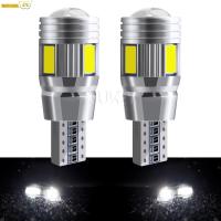 2ชิ้น T10 W5W 501 168 194 LED สีขาวที่จอดรถไฟสัญญาณหลอดไฟสำหรับมิตซูบิชิ Asx แลนเซอร์9 10 O Utlander Pajero กีฬา9 6000พัน