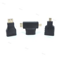 3 types HDMI-compatible Mini Micro male to HDMI-compatible Female Adapter Converter Connector for HDTV Adapter Cable YB1TH