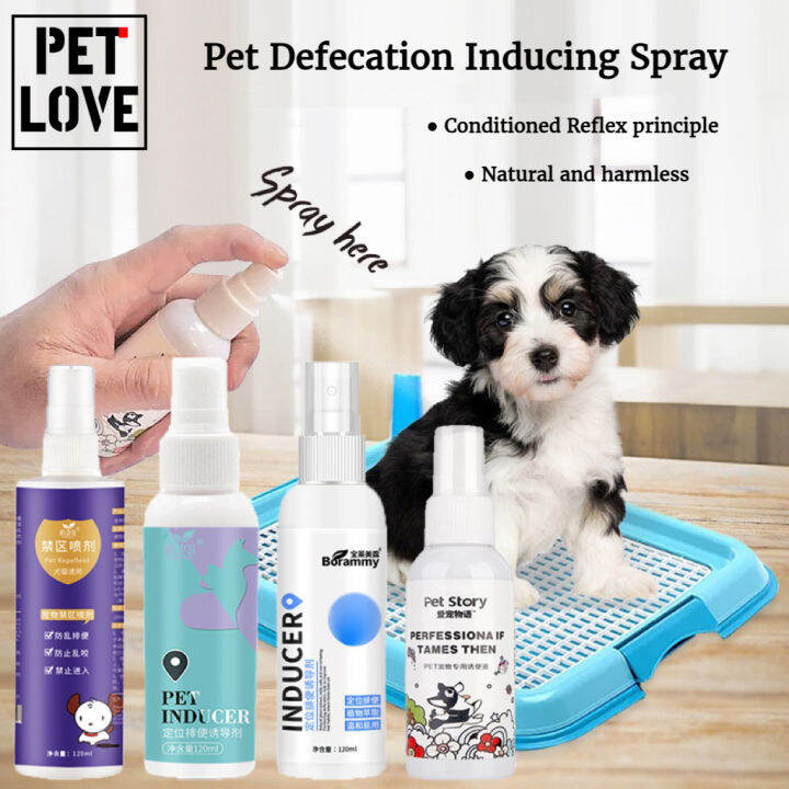 50ml/120ml Pet Defecation Inducing Spray Training Dog Pet Pee Inducer ...