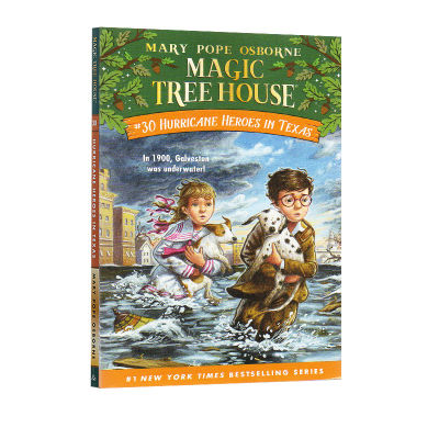 Original English version of the Magic Tree House 30 hurricane heroes in Texas students extracurricular reading childrens bridge Chapter Book