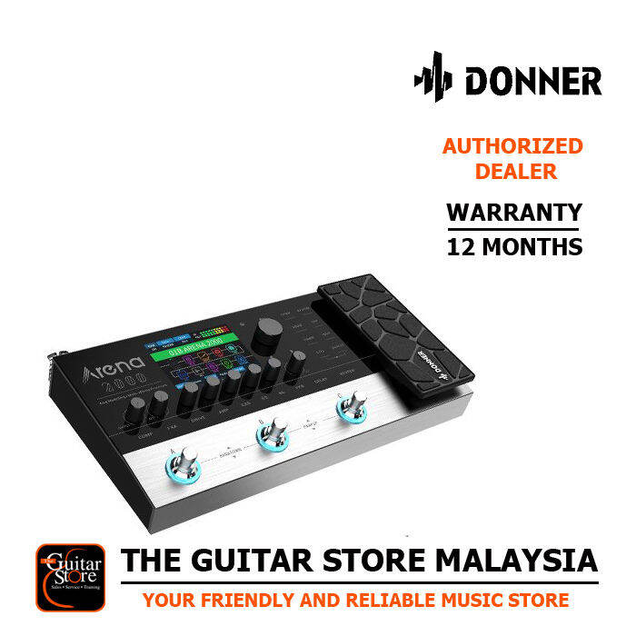 Donner Arena 2000 MultiEffect Guitar Pedal AMP Modeling Multiple