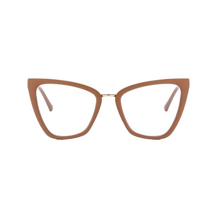 lygjzc-โปร่งใส-แฟชั่น-แว่นตาคอมพิวเตอร์-สีดำ-แมวตา-กรอบแว่นตาโลหะ-แว่นตาตาแมว-แว่นตาป้องกันแสงสีฟ้า-แว่นตาป้องกันรังสี-กรอบแว่นตาผู้หญิง