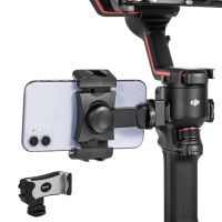 Multifunctional Cold Shoe Mobile Phone Holder For DJI Ronin RS 3 MINI/RS3/PRO/RS2/RSC2 Stabilizer 360Degrees Rotation Mount Clip dbe