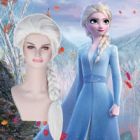 Meisiyoufa Frozen เปียเจ้าหญิง Aisha Anna ฮาโลวีน cosplay วิกผมพร้อมส่ง