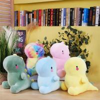 25~60Cm Ultra Soft Dinosaur Plush Toy Down Cotton Kawaii Dino Plushie Peluche Pink Blue Green Party Animal Prop Decor Kids Gift