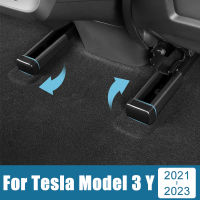 Cubierta Protectora De Plástico ABS Para Asiento Trasero De Coche,Riel Deslizante Para Tesla Modelo 3 Y 2021, 2022, 2023, 4 Piezas,Con Enchufe De Goma Antipatadas