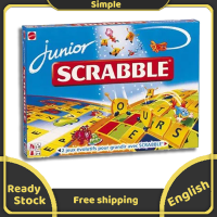 Scrabble Junior Board Game For Family Party Game Preschool Kid Toy UNO