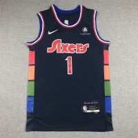 【3 Styles】2022 New 2023NBA Jerseys Philadelphia 76Ers 1# HARDEN Dark Blue Basketball Jersey