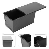 Pan Bread Loaf Baking Toast Mold Pans Tin Bakeware Molds Box Cake Tray Cover Non Lid Pullman Stick Steel Rectangular Tins