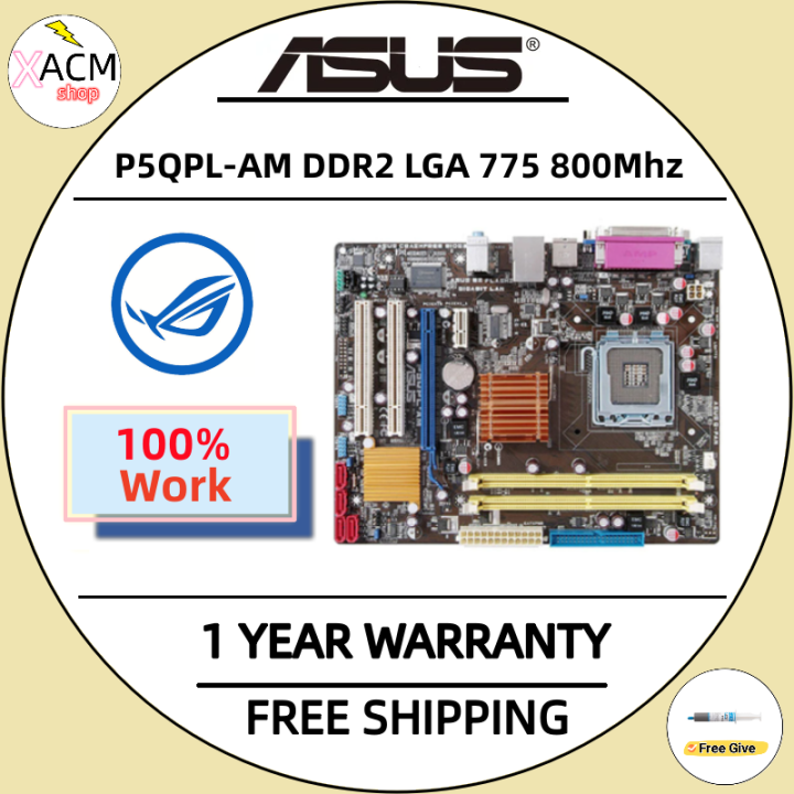 Used For ASUS P5QPL-AM 800Mhz 667Mhz DDR2 P5QPL AM LGA 775 Motherboard ...