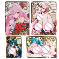 อะนิเมะเทพธิดาเรื่อง Elysia H Atsune Miku DIY กลวงโลหะบัตรเด็กเกมกระดานคอลเลกชันของเล่นวันเกิดของขวัญคริสต์มาส