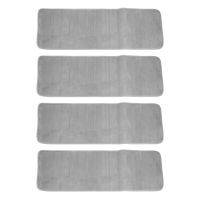 4Pcs 120X40cm Absorbent Nonslip Memory Foam Kitchen Bedroom Door Floor Mat Rug Carpet Gray