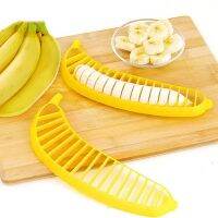 เครื่องปอกกล้วย1ชิ้น Pengiris Pisang มือถือกล้วยชิ้นเครื่องตัดกล้วยทำความสะอาดง่ายสำหรับเด็กทารกเครื่องตัดสำหรับห้องครัวสำหรับผู้ใหญ่