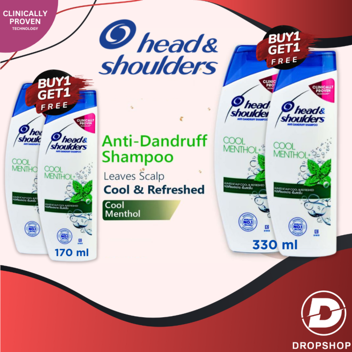 Dp Buy1 Take1 Head & Shoulders Anti Dandruff Shampoo Cool Menthol 330ml 