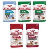 Royal Canin เพาซ์โรยัลคานิน อาหารเปียกสำหรับสุนัขพันธุ์เล็ก/พันธุ์กลาง ขนาด 85 - 140 ก.