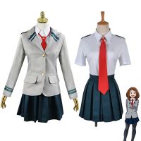 【Lao Zhang Fashion Cosplay】คอสเพลย์ฮีโร่ของฉัน A Cademia เครื่องแต่งกาย Boku ไม่มีฮีโร่ A Cademia Ochaco Uraraka Midoriya Izuku ชายหญิงชุดนักเรียนวิกผม C59K210