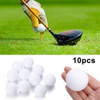 2023 New Practice Golf Balls 10 Pcs White True Flight Soft Indoor Air Balls