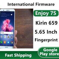 DHL Fast Delivery HuaWei Enjoy 7S P Smart 4G LTE Android Phone 5.5 Full Screen Kirin 659 13.0MP Dual Sim Fingerprint Playstore