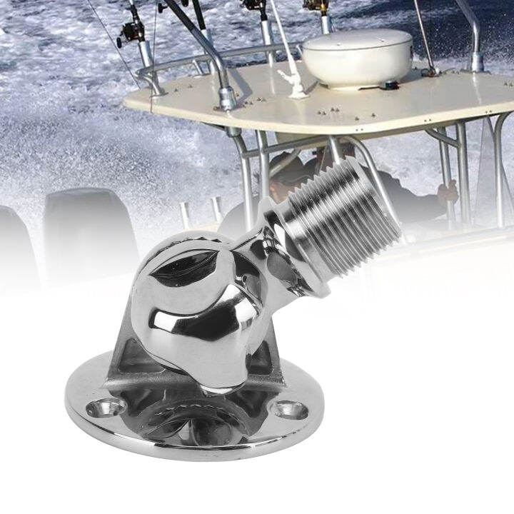 Marine Antenna Mount, VHF Antenna Mount ใช้งานง่าย316สแตนเลสสำหรับ