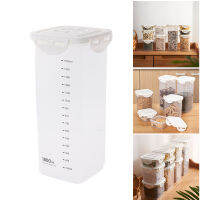 Plastic Airtight Food Container Sealing Storage Canister with Lid Cereal Seasoning Jar Sealed Flour Tank Kitchen Supply Hogard