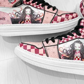 Sneaker Store Vip - Slayer Shoes Sneakers Cool High-Top Demon Kamado  Tanjirou Cosplay Anime Women Comic ➡