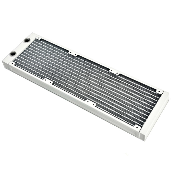 radiator120ระบายความร้อนด้วยน้ำสีขาว240-360อลูมิเนียมแถวระบายความร้อนด้วยน้ำคอมพิวเตอร์เคสระบายความร้อน-diy-หม้อน้ำ