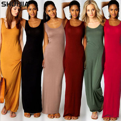 เสื้อผ้าผู้หญิงสไตล์ฮอต 21 สี 6 ขนาดสง่างามเซ็กซี่เสื้อกั๊กกระโปรงยาวชุดเดรสแฟชั่น ebay รุ่นยอดนิยม