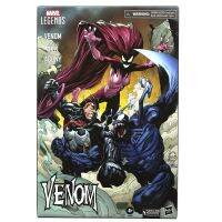 ชุด Hasbro Marvel Legendies Venom 6นิ้วตุ๊กตาขยับแขนขาได้สัดส่วนสะสมได้ของเด็กผู้ชายของขวัญคริสต์มาสมีสินค้าในสต็อก