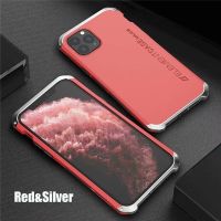 ( Cod ) [ Element ] For IPhone 11 / 11 Pro / 11 Pro Max Case Outdoor Shockproof Aluminum Frame Bumper Metal Armor Protect Cover