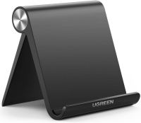 UGREEN Tablet Stand Holder Adjustable Protable Desktop Holder Dock Compatible for iPad 10.2 iPad Pro 11 Inch iPad 9.7 iPad Mini 5 4 3 2 iPad Air Nintendo Switch iPhone 13 12 Pro Max 11 XS XR Black