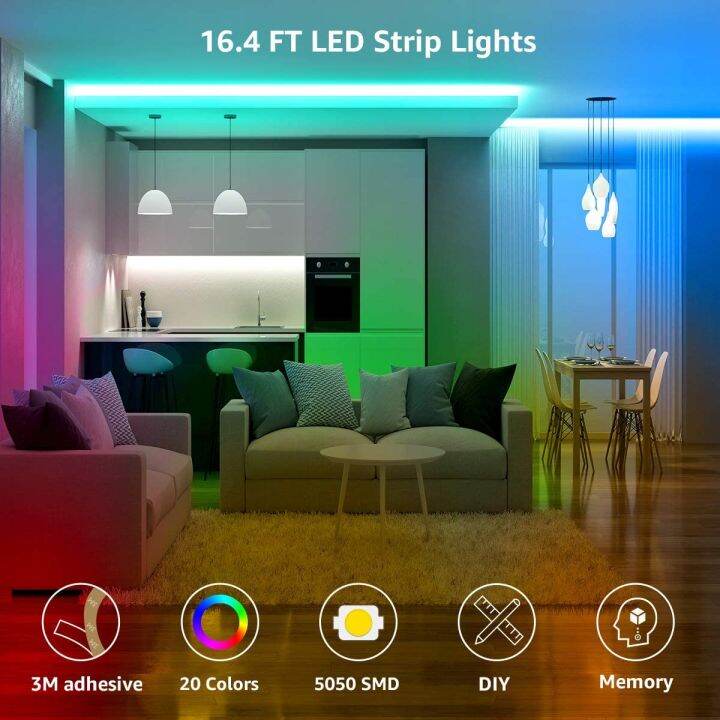 luminous-tape-festoon-wifi-led-strip-light-12v-rgb-5050-bluetooth-neon-ribbon-led-stripe-with-app-alexa-remote-control-for-room-led-strip-lighting