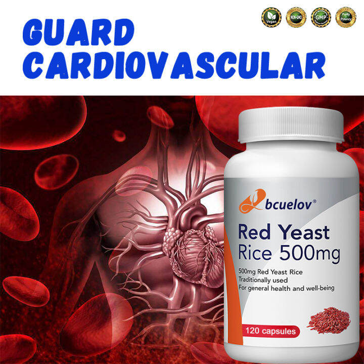 Red yeast rice extract, supports healthy cholesterol levels and