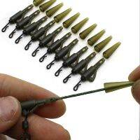 30pcs Carp Fishing Tool Lead Clips &amp; Tail rubbers Cone Carp Fishing Tackle Kit Accessories for Carp Fishing Rig Equipment Tackle Accessories