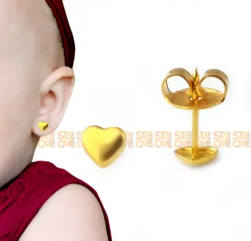 Buy 22Kt Beautiful Baby Gold Earrings 82VJ3605 Online from Vaibhav Jewellers