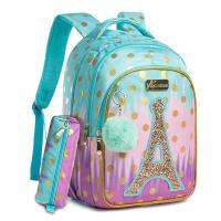 ♝❄ Sequins Tower School Bags for Girl Student Backpack Kids Schoolbags Children 39;s School Backpak Pencil Bag Teenager Girls Mochila