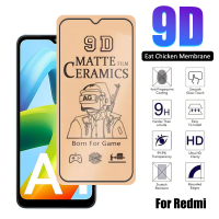 กระจกเทมเปอร์เซรามิกสำหรับ Xiaomi Redmi 12C A1 10A 10 10C 9T 9C 9A 7A Note 12S 12 11S 11 10S 9S 8 7 5G Pro + Max ปกป้องหน้าจอเล่นเกม