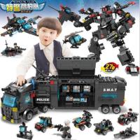 HOT!!!♨ pdh711 Toys 750PCS 8in1 SWAT Police Warship Robot Building Blocks for Children Fit Lego City Truck Vehicle Weapon Boys Bricks