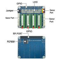 Raspberry Pi GPIO Breakout Board สถานะ LED Terminal Block Adcdca Sensor Extension Board สำหรับ Raspberry Pi 4 3 4B 3B